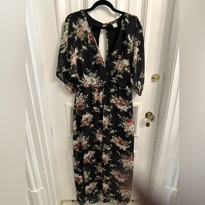 Venus Floral Jumpsuit Romper with Shorts